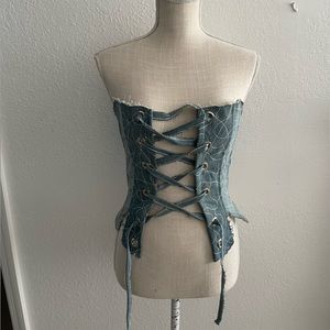 Jean corset vintage authentic